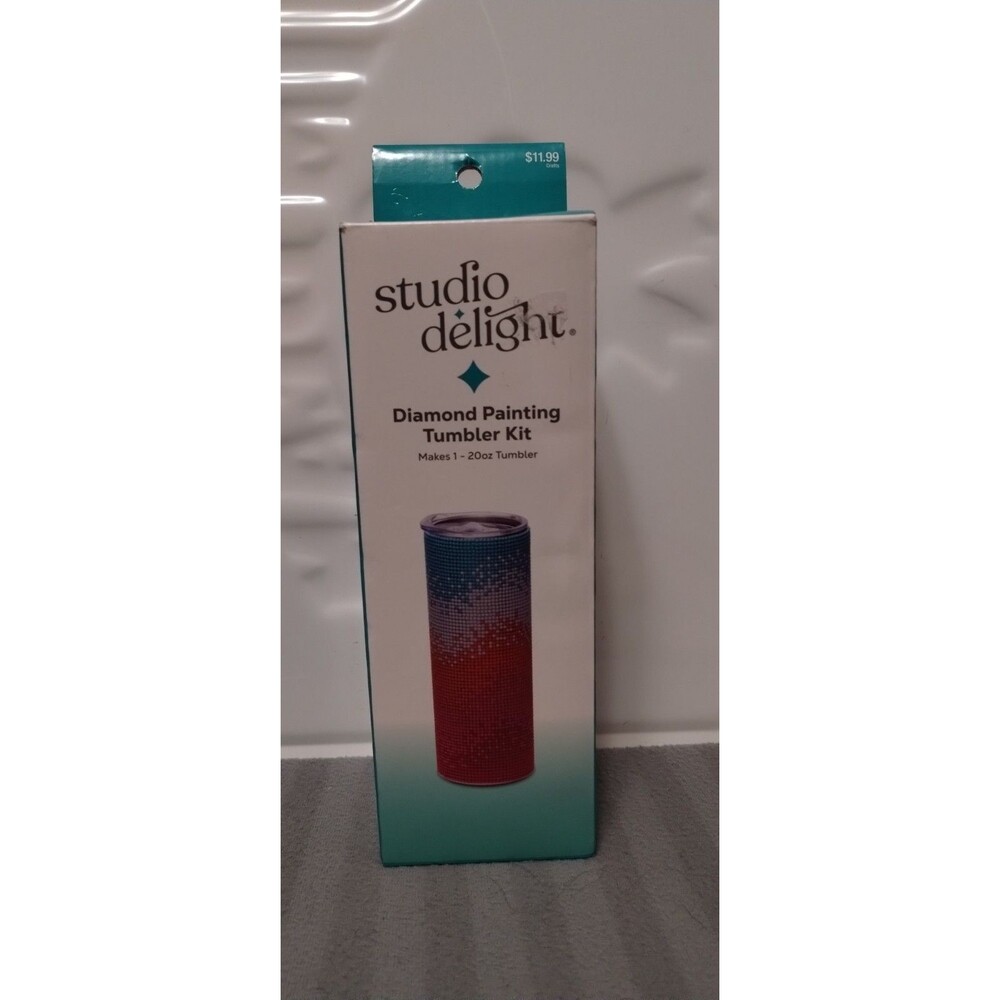 Studio Delight Diamond Painting Tumbler Kit - Makes 1 20oz Tumbler